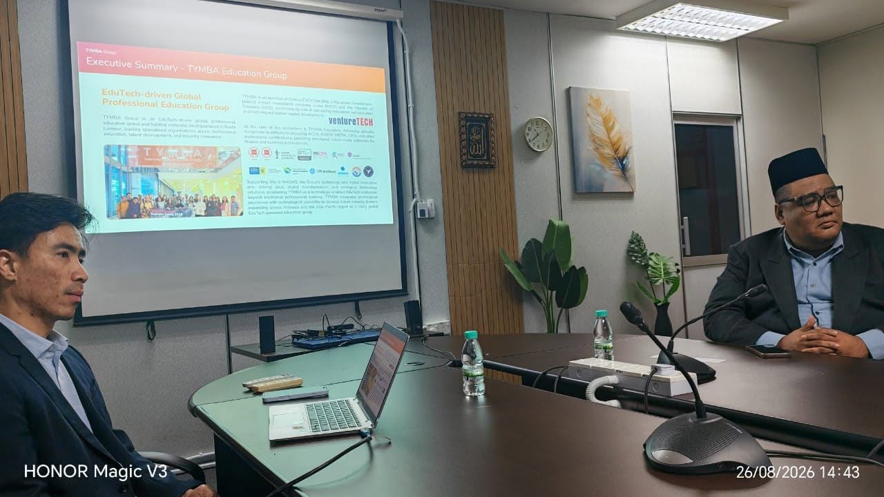 LAWATAN HORMAT TYMBA EDUCATION GROUP KE FAKULTI PERNIAGAAN & KOMUNIKASI, UniMAP
